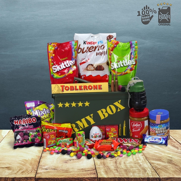 Armybox - plný sladkostí